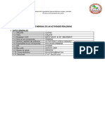 INFORME DE AGOSTO DEL 5° y 6° GRADO