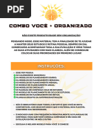 Combo Voc Organizado