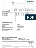 Certificado de Seguro de G.M.M. Grupo Propia Medicalife