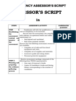 SCRIPT - Institutional Assessment