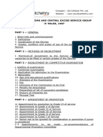 Indian Customs and Central Excise Service Group 'A' Rules, 1987