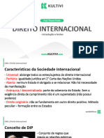 Direito Internacional-Introdução e Fontes Do Direito Internacional