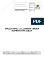 Procedimiento Bioseguridad Administracion de Biologicos Nvo