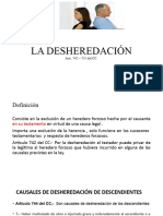 9 - La Desheredación