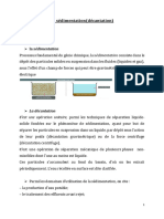 La Sédimentation (Décantation)