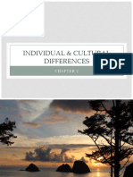 Chapter 2 - Individual & Cultural Differences