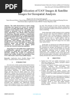 Comparison Utilization of UAV Images & Satellite Images For Geospatial Analysis