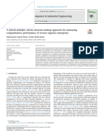 A Hybrid Multiple Criteria Decision Making Approach For Measuring