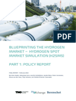 HyXchange - Blueprinting The Hydrogen Market - Hydrogen Spot Market Simulation Policy Report 2024