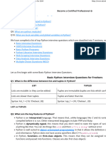 Python Interview Questions and Answers For 2024