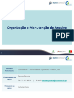 Organizacao Manutencao Arquivo