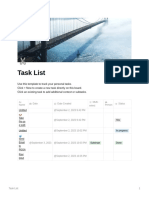 Task List