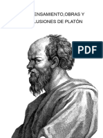 Vida, Pensamiento, Obras y Conslusiones de Plató