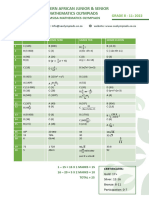 Femssisa Mathematics Olympiad Answers GR 8 11 2022