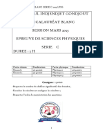 Baccalauréat Blanc Serie C Lpig Mars 2023