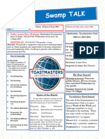 Swamp Talk, Okefenokee Toastmasters Club Newsletter, June 2024