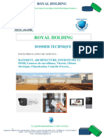 Dossier Tecnique Royal Holding