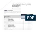 Diagrama Gantt Pydo