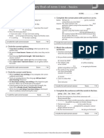 FP1 End of Term 1 Test Basics