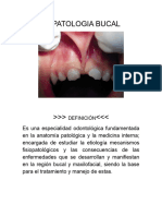 La Patologia Bucal