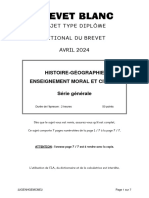 BREVET BLANC 4 Avril 2024 Version Sans Les Points