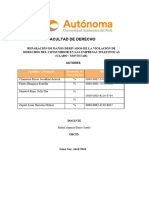 D. Del Consumidor y de La Competencia-Informe Legal