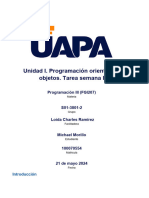 Unidad I. ProgramaciÃ N Orientada A Objetos. Tarea Semana I