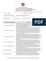 7 1 Announced Observation 1 Reflection and Feedback Form