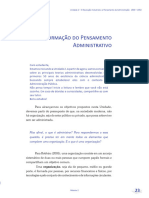 Revoluçao Indistrial e o Pensamento Administração 1900 A 1950