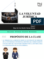 Clase 5 Voluntad Jurídica - PPT CUSI QOYLLOR