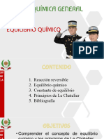 SEMANA 11, 12 y 13 - EQUILIBRIO QUIMICO