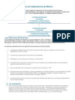 Antecedentes Del Proceso de Independencia de México