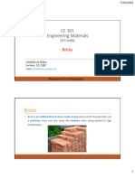 CE 301 - Module-2 - Bricks