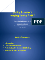 18 Quality Assurance - Imaging Device-IGRT