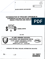 Det CR (III) by Titration