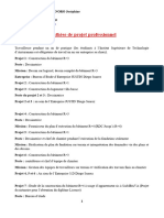 Synthèse de Projet Concours M1