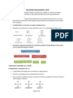 Haloalkanes and Haloarene - Notes