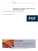 Ultrasound Assisted Interesterification For Biodiesel Production From Palm Oil and Methyl Acetate: Optimization Using RSM