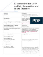 Cisco CUCM CLI Useful Commands Cheat Sheet