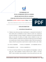 Ficha de Exercicios - QUIMICA GERAL & oRGANICA - 012944