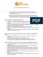 Fiche de Poste Pilotage Financier