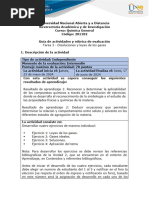 Guía de Actividades y Rúbrica de Evaluación - Unidad 2 - Tarea 3 - Disoluciones y Gases