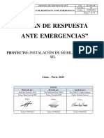 Plan de Respuesta A Emergencia OF