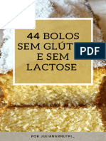 Ebook 44 Receitas de Bolos Sem Glúten e Sem Lactose