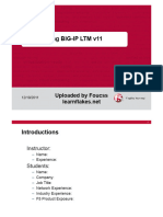 F5 - Configuring BIG-IP LTM v11 - Instructor