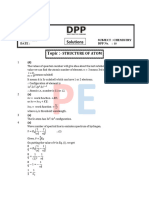 Structure of Atom DPP 10 SOLUTION