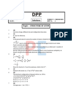 Structure of Atom DPP 4 SOLUTION