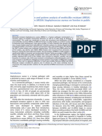 Occurrence Distribution and Pattern Analysis of Methicillin Resistant MRSA