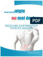 Lombalgie Ou Mal de Dos Brochure D Information Pour Les Malades Opt