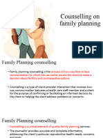 Counselling On Family Planning